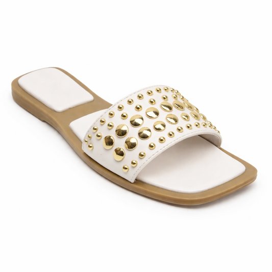 VIBE FLAT SLIDES - FAWN