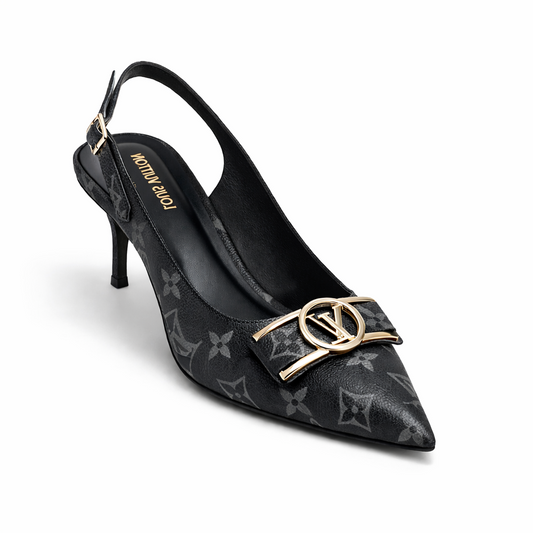 CLASSIC SLINGBACK HEELS - BLACK