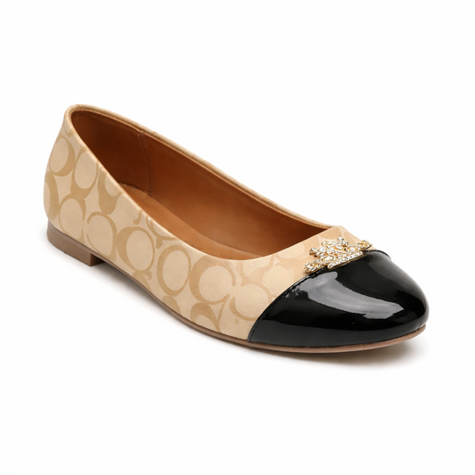 LYRIC ELEGANT CASUAL FLATS - FAWN