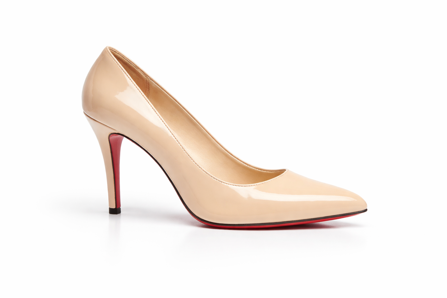 Orry Red bottom Heel 100 mm | White