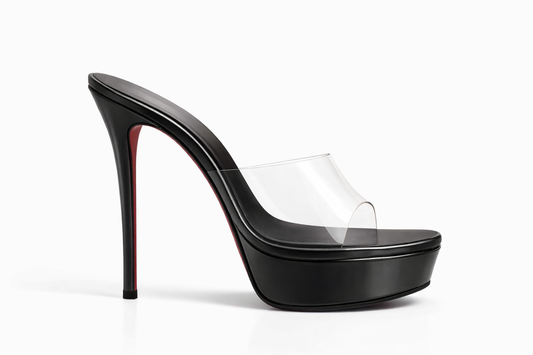 MISS 5 INCH PLATFORM HEEL - BLACK