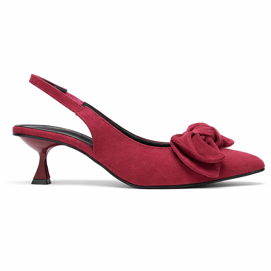 TIE KNOT HEEL - PINK