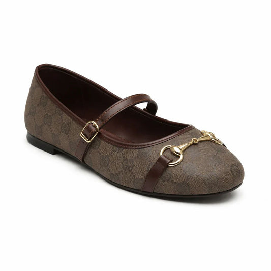 Ballerina Flats - Brown