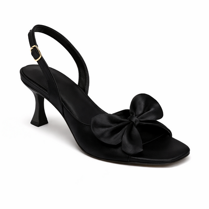 SILK BOW - BLACK