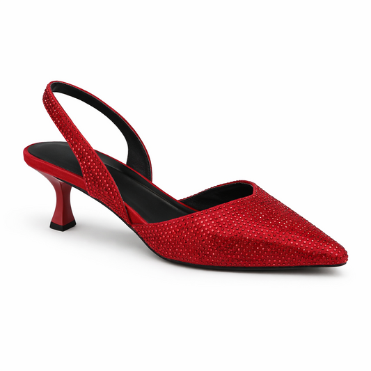 PURE SOFT SLINGBACK HEEL - RED