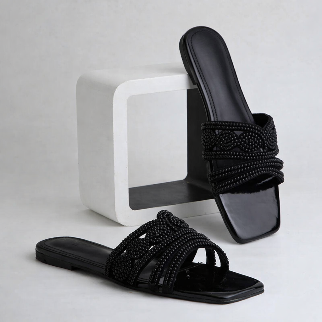 BREEZE BOUND FLAT SLIPPER - WHITE