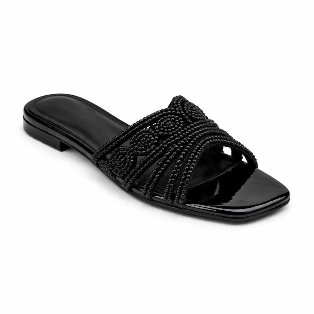 BREEZE BOUND FLAT SLIPPER - WHITE