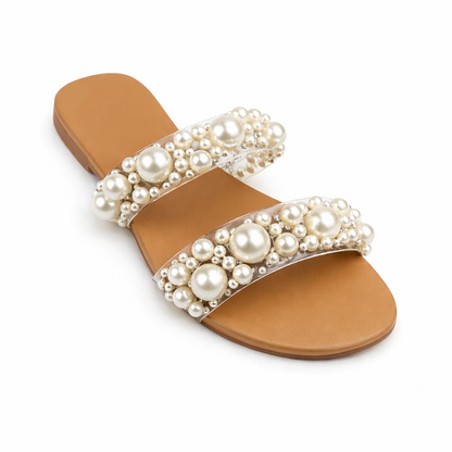 CHICK BRASS FLAT SLIDES - TAN