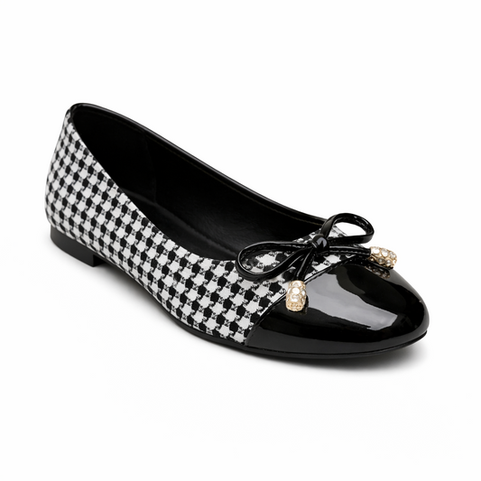 MIST SOUL PRINTED FLATS -  MAROON