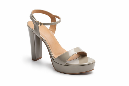 GLORIA 5 INCH PLATFORM HEEL - GREEN