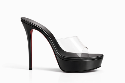 MISS 5 INCH PLATFORM HEEL - SILVER