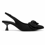 TIE KNOT HEEL - BLACK