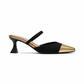 JORDAN PREMIUM MULE - BLACK AND GOLD