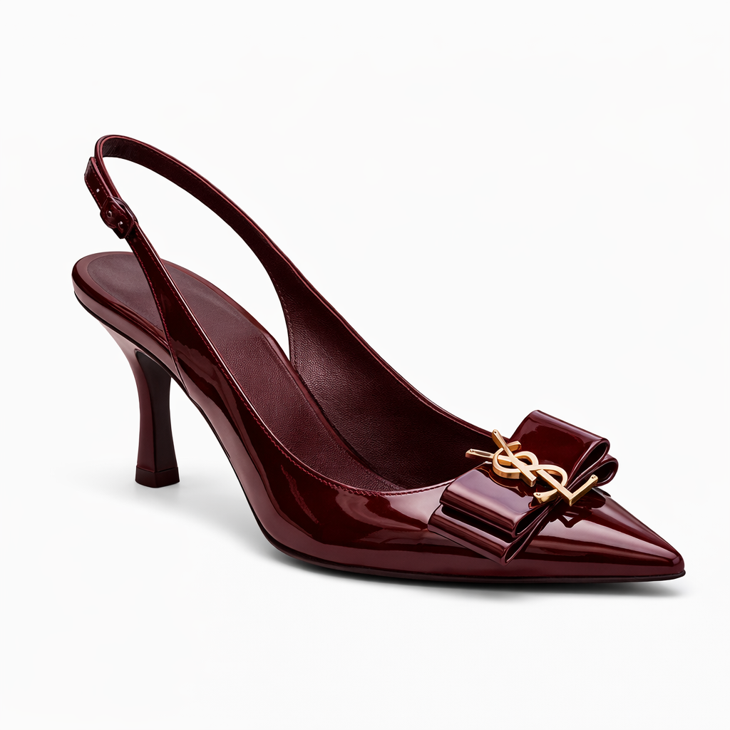 Mist slingback heel -  Black