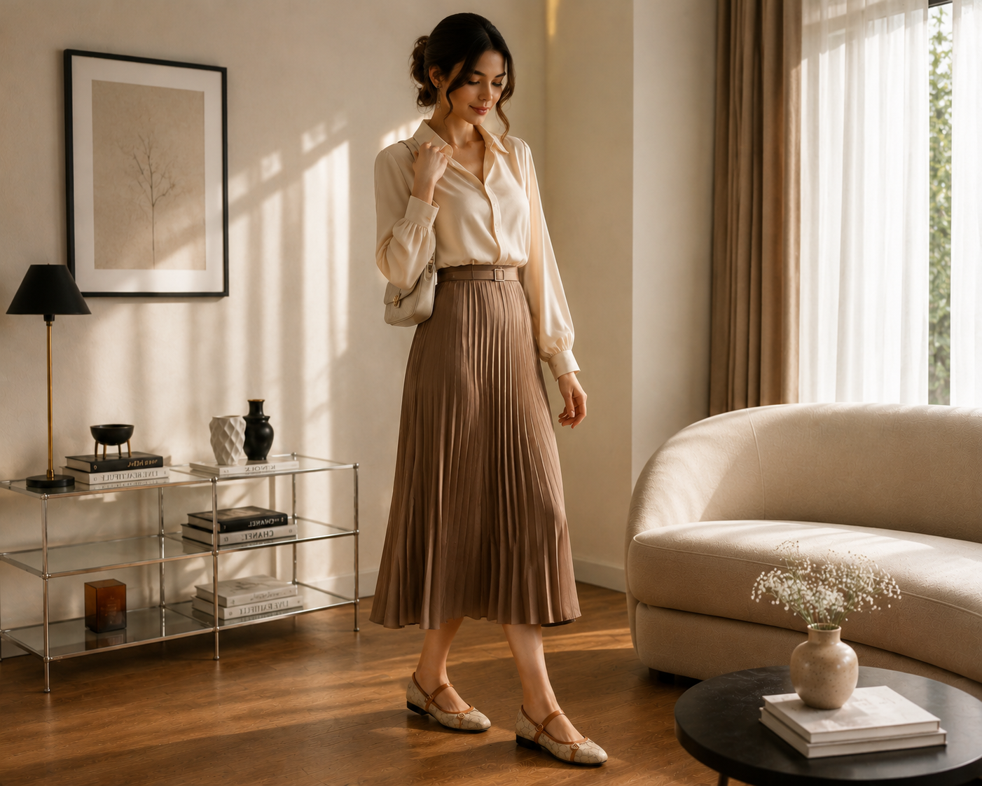 Ballerina Flats - Brown