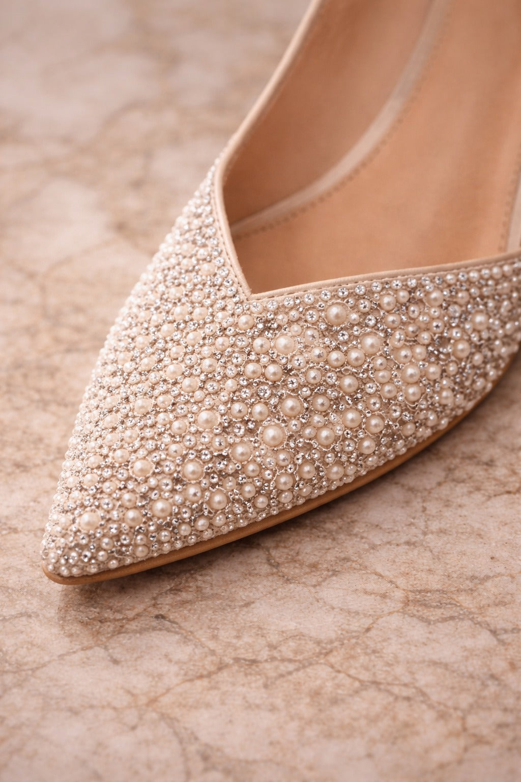 Glori Crystal Slingback Heel