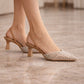 Glori Crystal Slingback Heel