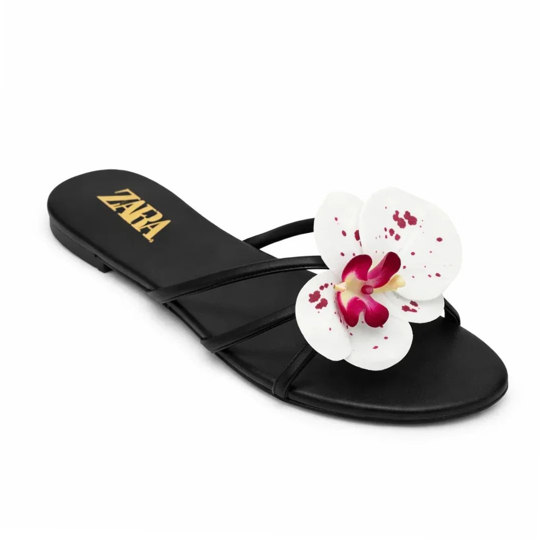 Grace Floral Flats - Pink