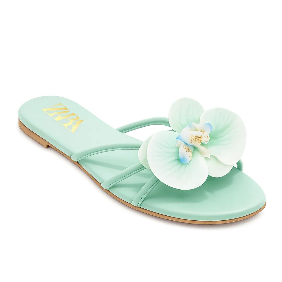 Grace Floral Flats - Pink