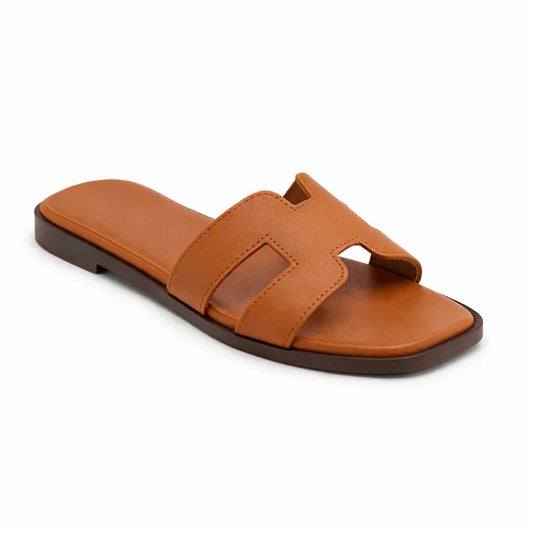 Urban Cut Slides - Brown