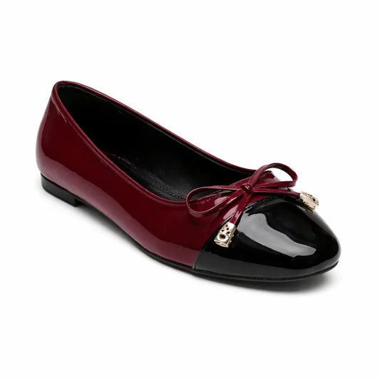 Bow Charm Flats - Beige