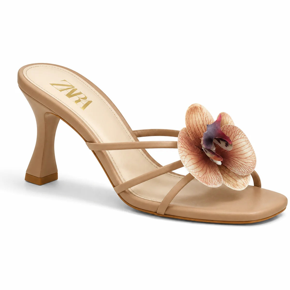 ORCHID BLOOM SANDAL - BLACK