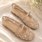 PEARL BLOSSOM PUMPS - WHITE
